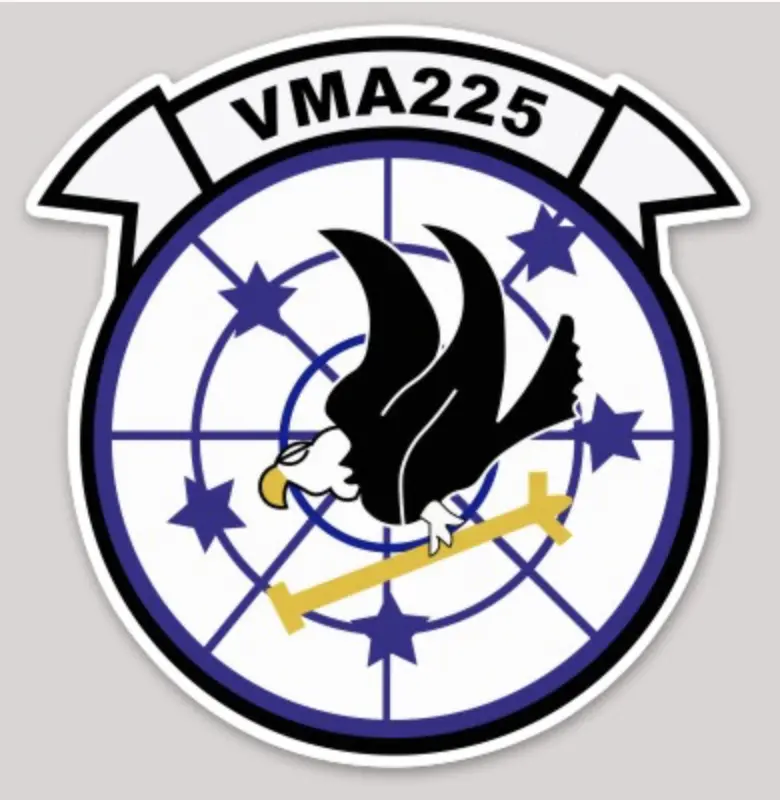 Officially Licensed Usmc Vma-225 Vagabonds Sticker 1