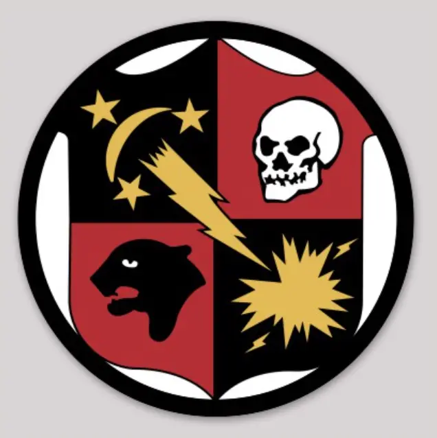 Officially Licensed Us Navy Vf(Aw)-3 Blue Nemesis Sticker 1