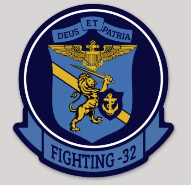 Officially Licensed Us Navy Vf-32 / Vfa-32 Swordsmen Sticker 1