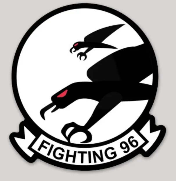 Officially Licensed Us Navy Vf-96 Fighting Falcons Sticker 1