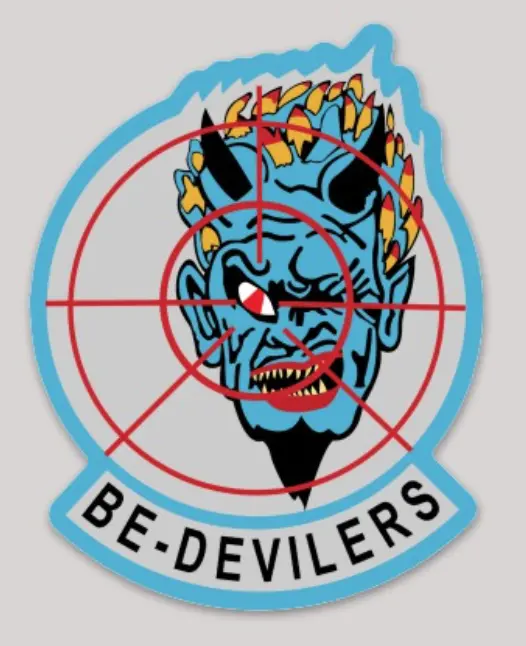 Officially Licensed Us Navy Vf-74 Be-Devilers Sticker 1