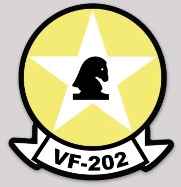 Officially Licensed Us Navy Vf-202 Superheats Sticker 1