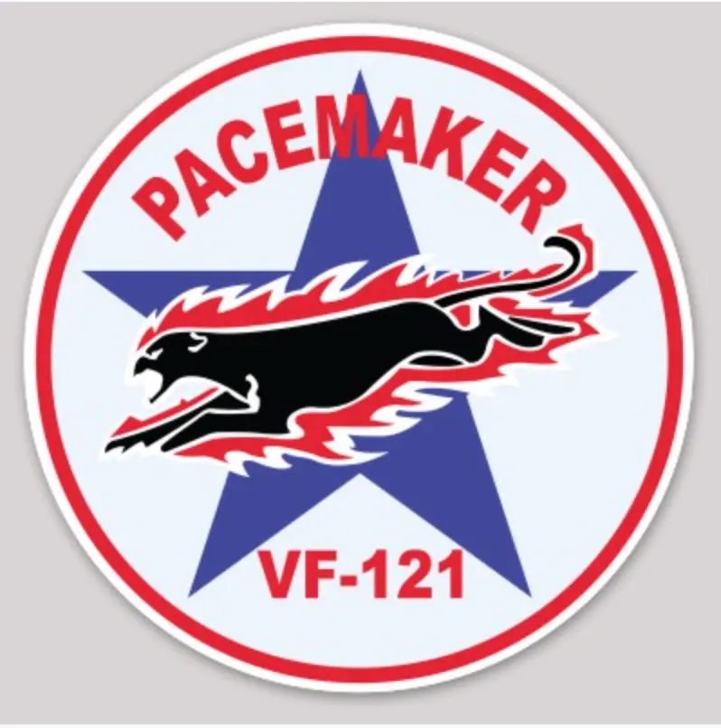Officially Licensed Us Navy Vf-121 Pacemakers Sticker 1