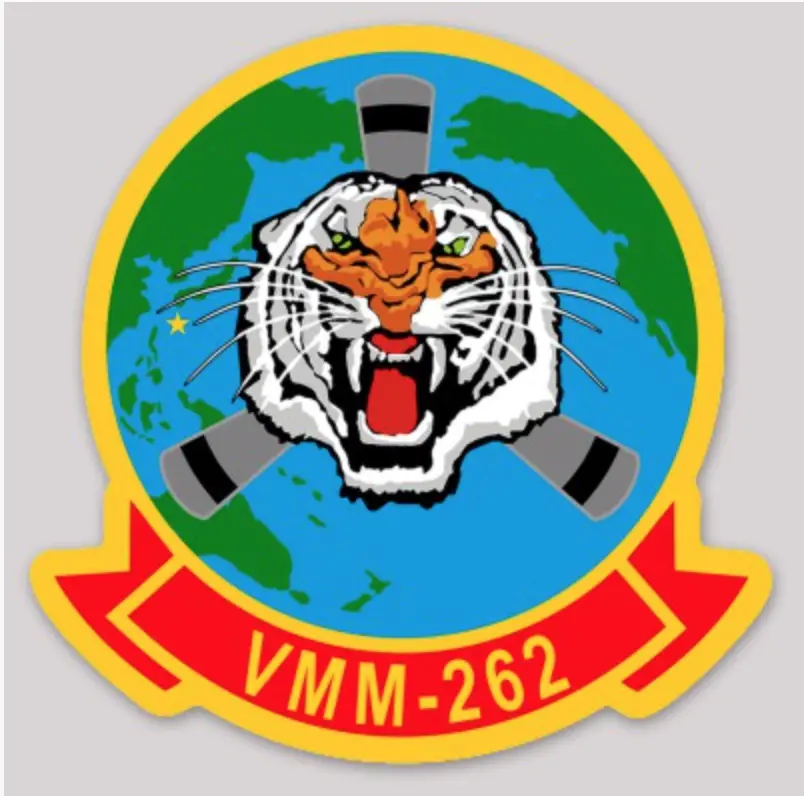 Officially Licensed Usmc Vmm-262 Flying Tigers Sticker 1