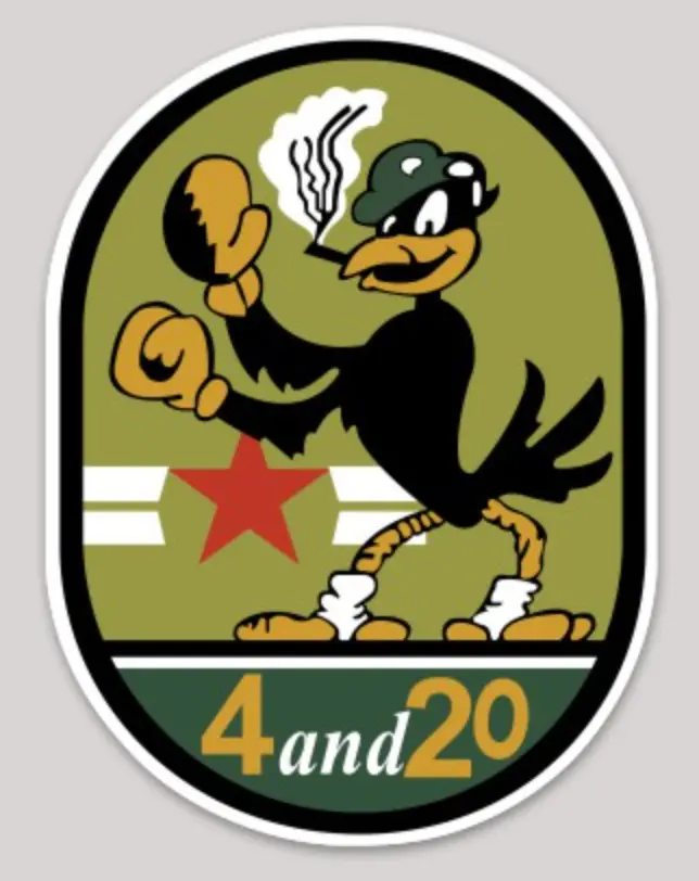 Officially Licensed Us Navy Va-45 Blackbirds Sticker 1