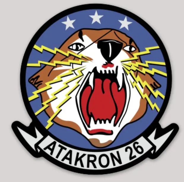 Officially Licensed Us Navy Va-26 Skylaunchers Sticker 1