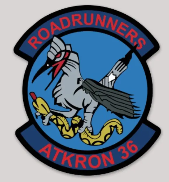 Officially Licensed Us Navy Va-36 Roadrunners Sticker 1