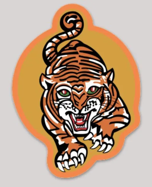 Officially Licensed Us Navy Va-65 Tigers Sticker 1