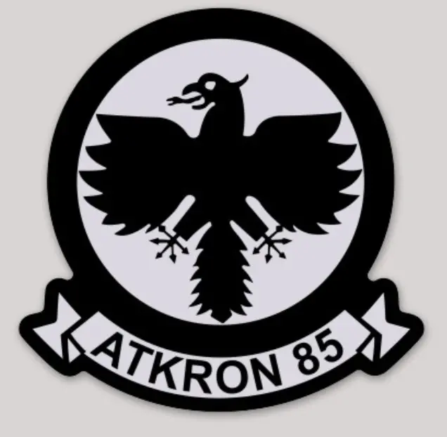 Officially Licensed Us Navy Va-85 Black Falcons Sticker 1
