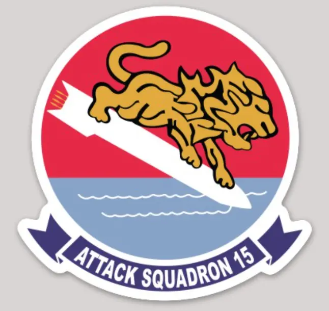 Officially Licensed Us Navy Va-15 Valions Sticker 1