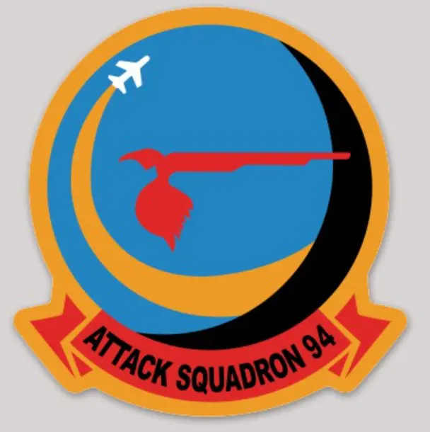 Officially Licensed Us Navy Va-94 Mighty Shrikes Sticker 1