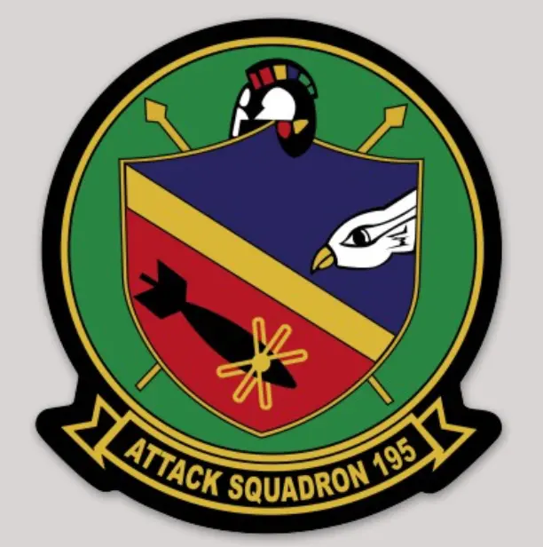 Officially Licensed Us Navy Va-195 Dam Busters Sticker 1