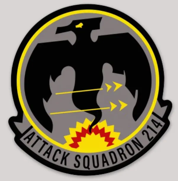 Officially Licensed Navy Va-214 Volunteers Sticker 1