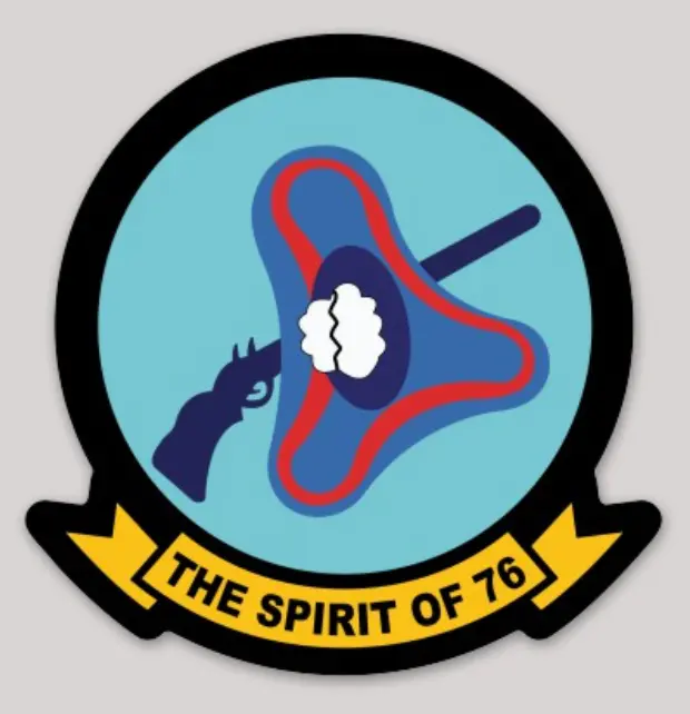 Officially Licensed Us Navy Va-76 Spirits Sticker 1