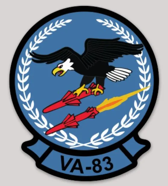 Officially Licensed Us Navy Va-83 Rampagers Sticker 1