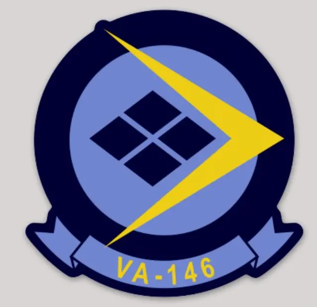 Officially Licensed Us Navy Va-146 Blue Diamonds Sticker 1