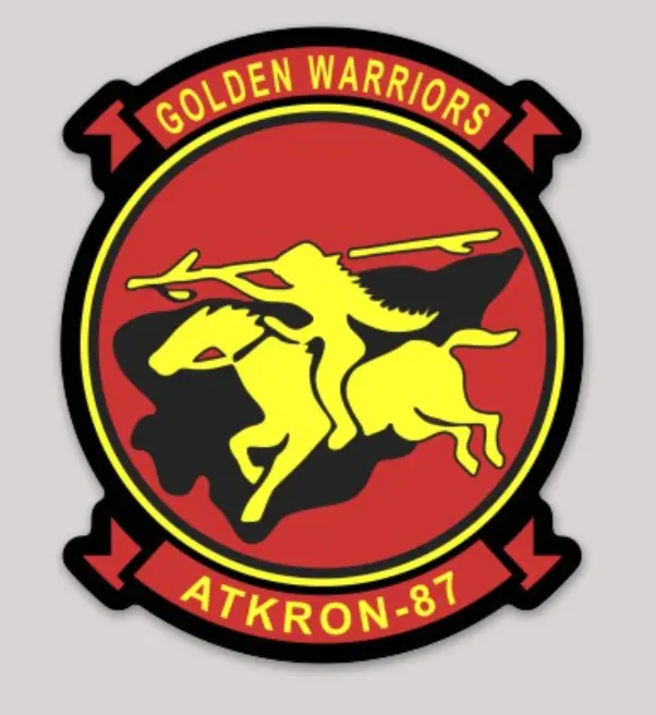 Officially Licensed Us Navy Va-87 Golden Warriors Stickers 1