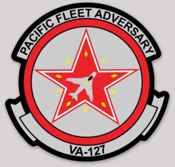 Officially Licensed Us Navy Va-127 Cylons Sticker 1