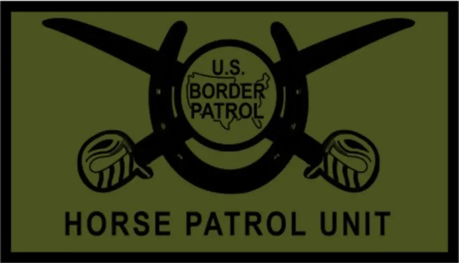 Border Patrol Horse Patrol Sticker 1