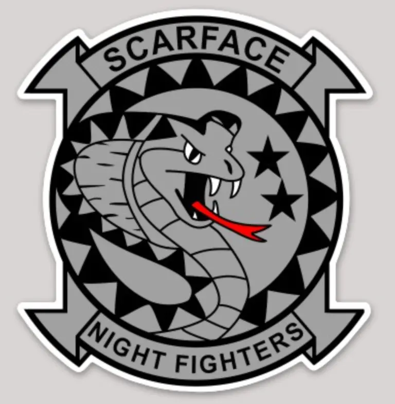 Officially Licensed Usmc Hmla-367 Night Fighters Squadron Sticker 1