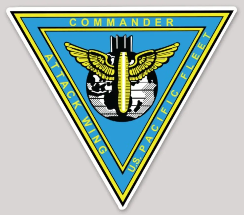 Us Navy Pacific Fleet Attack Wing Sticker 1