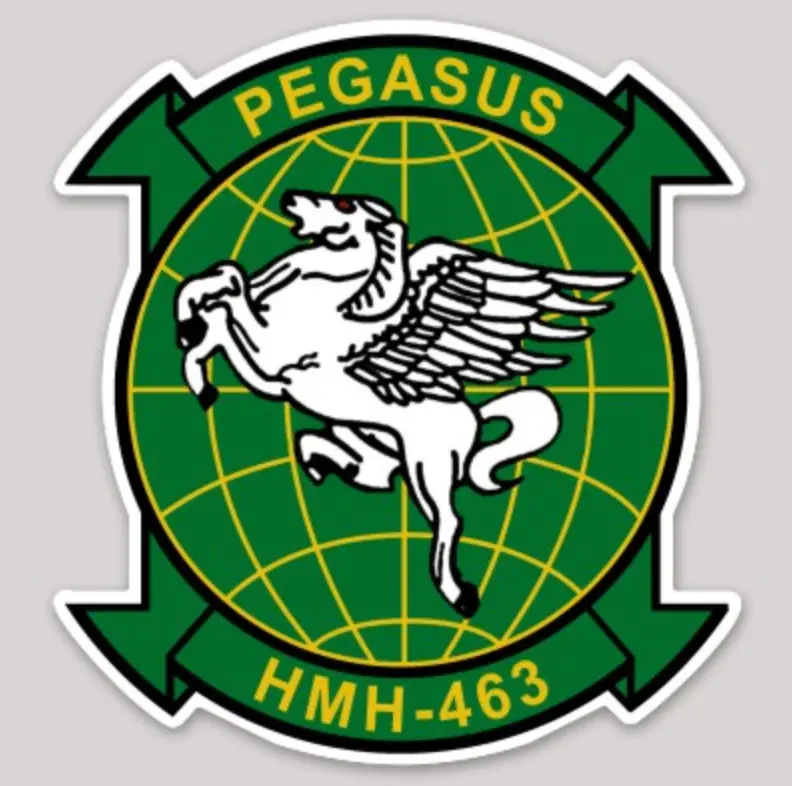 Officially Licensed Hmh-463 Pegasus Sticker 1