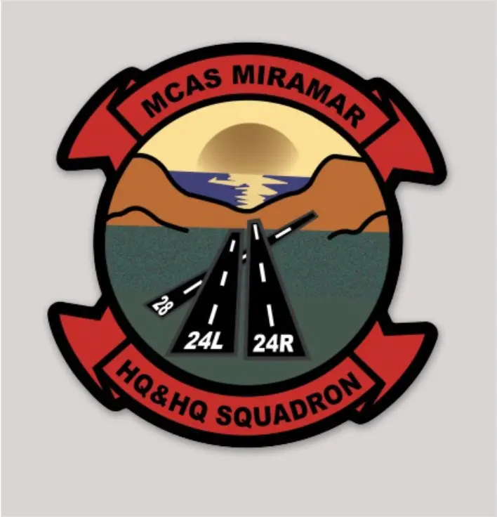 Officially Licensed Mcas Miramar Hq&Hq Squadron Sticker (Miramar) 1