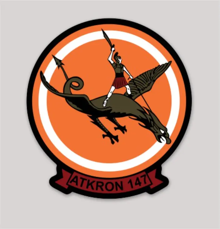 Officially Licensed Us Navy Va-147 Argonauts Sticker 1
