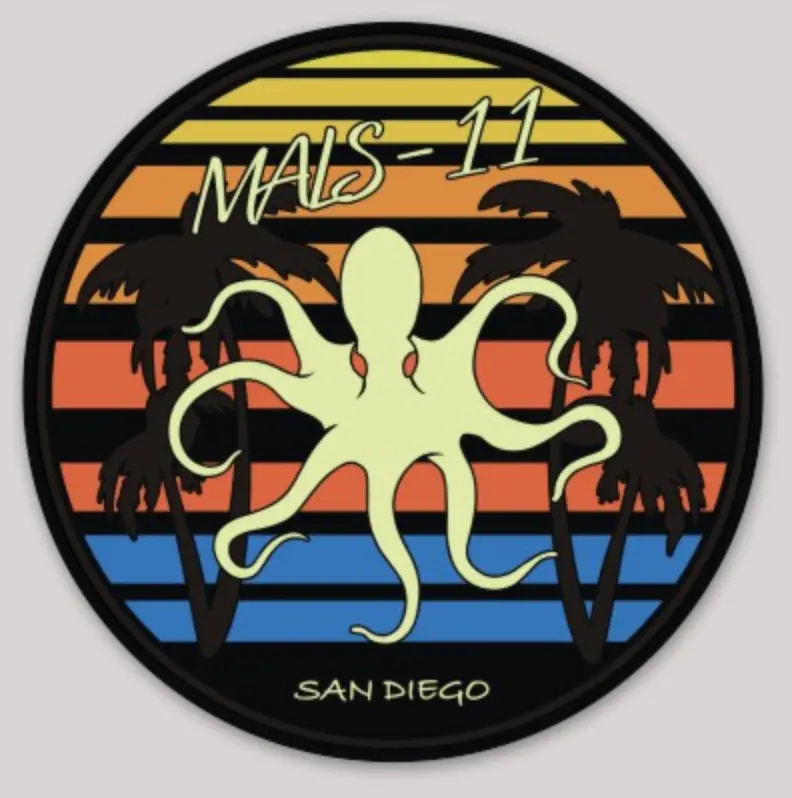 Official Mals-11 Devilfish San Diego Friday Sticker 1