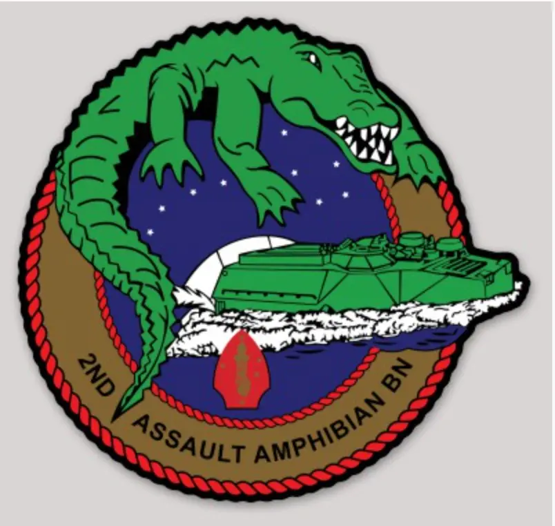 Officially Licensed Usmc 2Nd Assault Amphibian Battalion Stickers 1