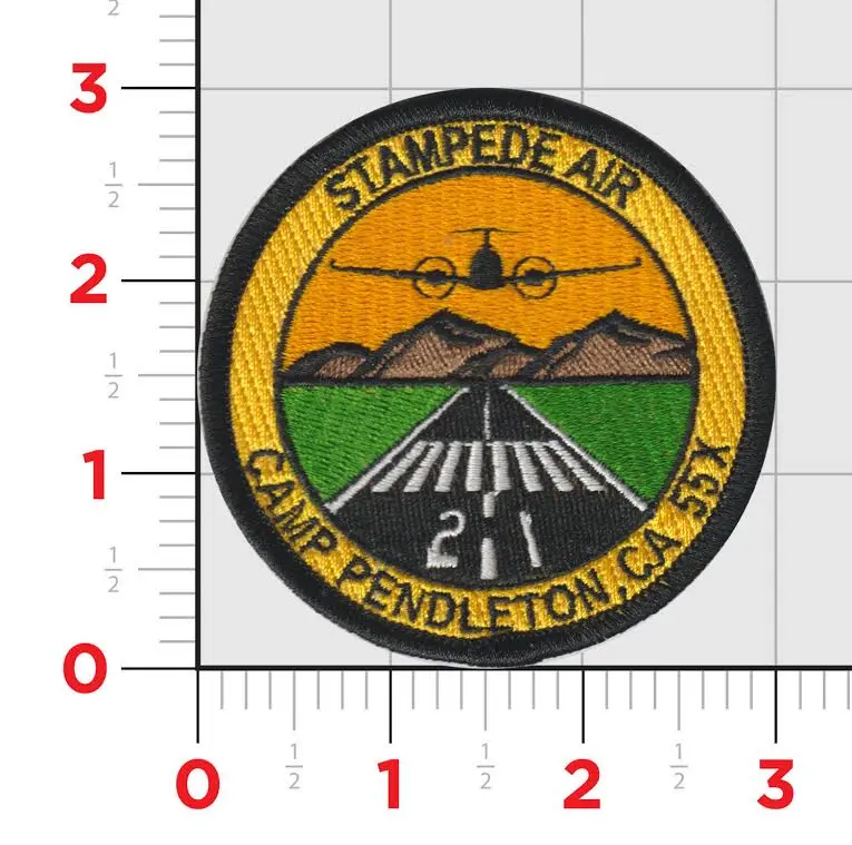 Camp Pendleton Stampede Air 55X Patch 1