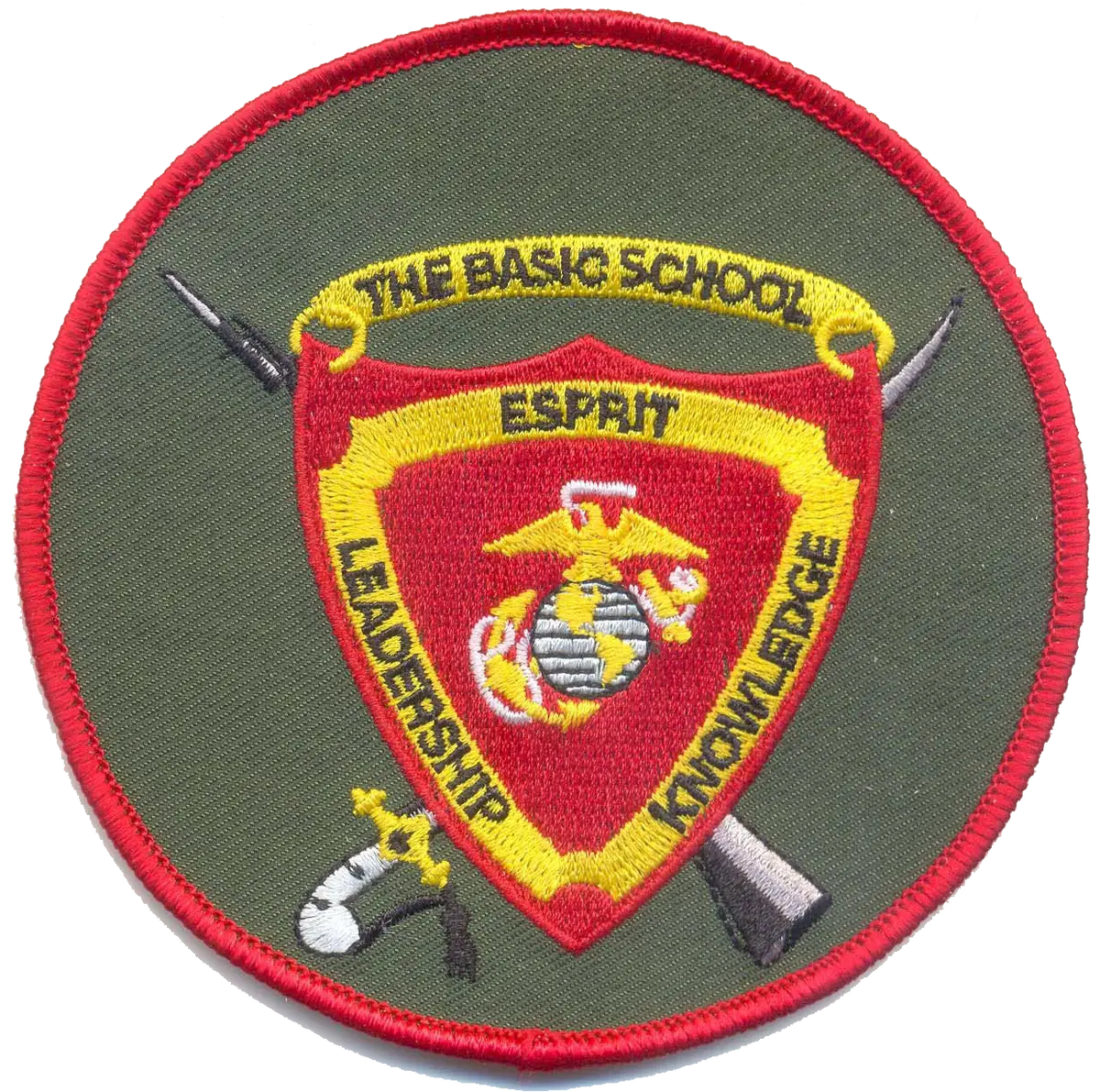 Officially Licensed Usmc The Basic School Od Green Patch 1