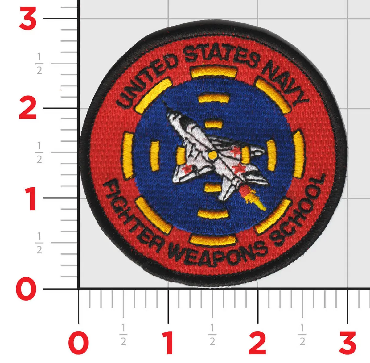 Officially Licensed Us Navy Top Gun Fighter Weapons Patches 1