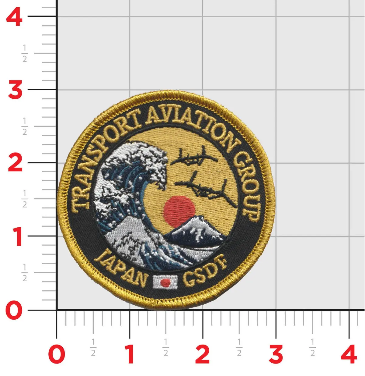 Official Japanese Ground Self Defense Force Transport Aviation Group Patch 1