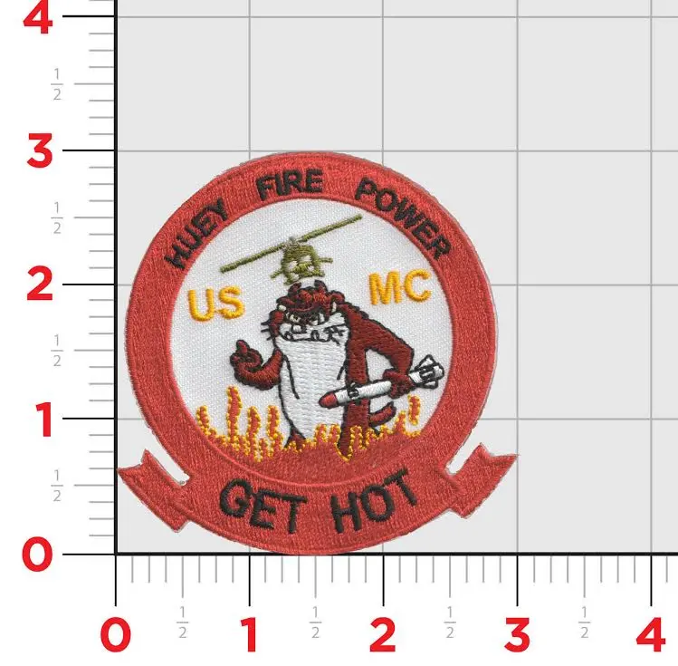 Usmc Uh-1 Huey Get Hot Patch 1