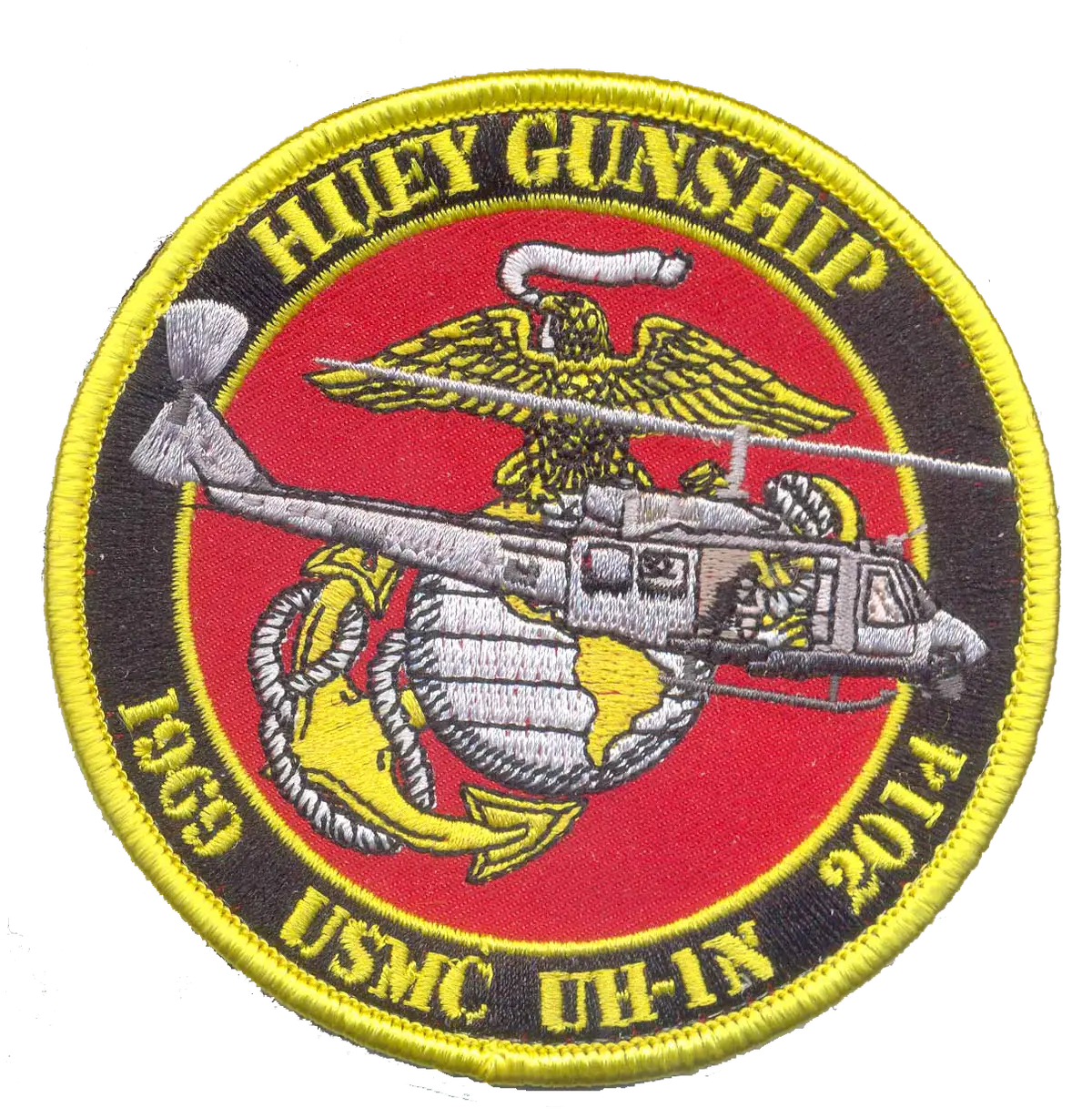 Officially Licensed Usmc Uh-1N Huey Gunship Commemorative Patch 1