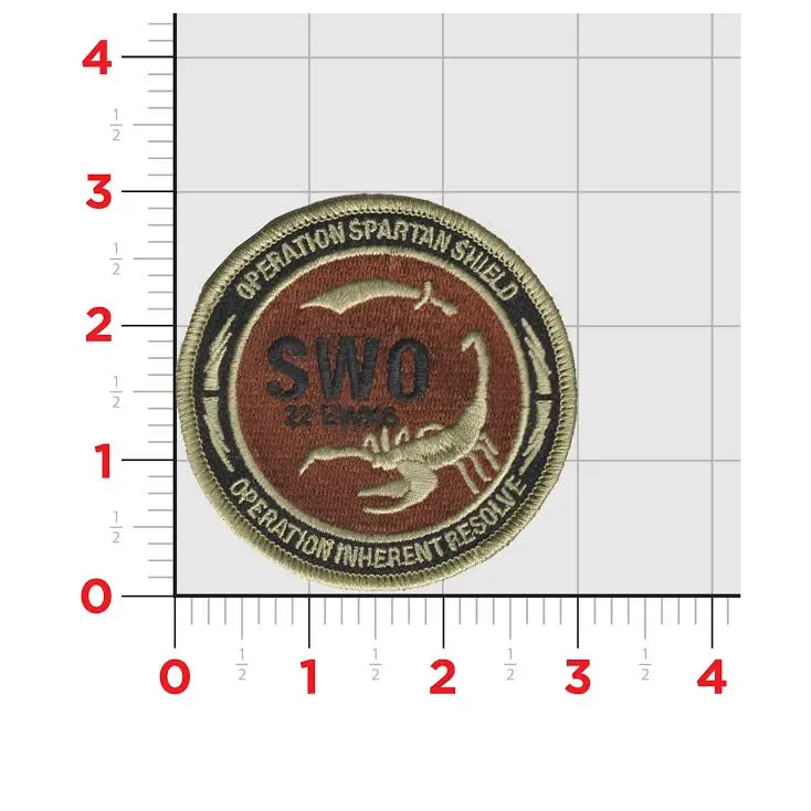 Usaf 22Nd Expeditionary Weather Squadron Operation Spartan Shield Patch 1