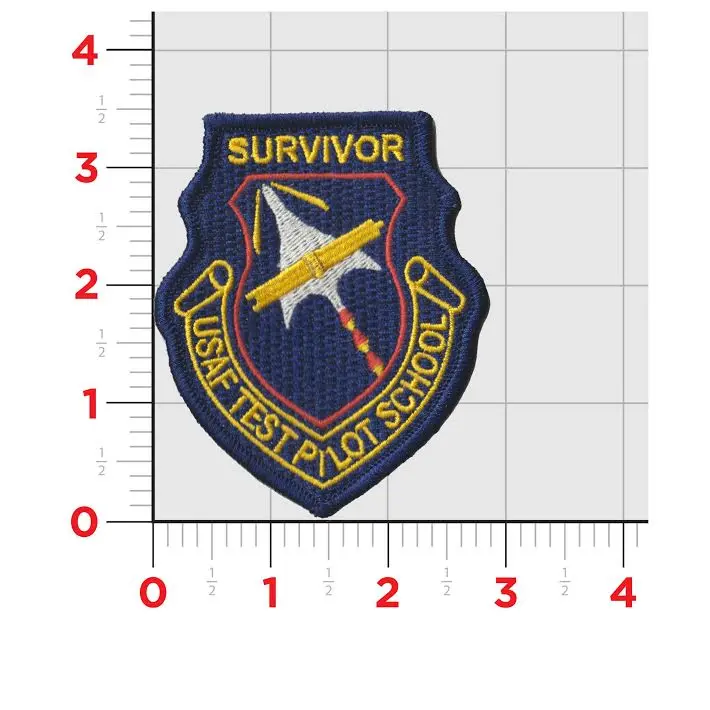 Usaf Test Pilot School Survivor Patch 1