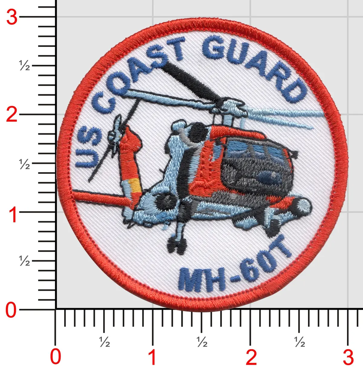 Us Coast Guard Mh-60T Jayhawk Shoulder Patch 1