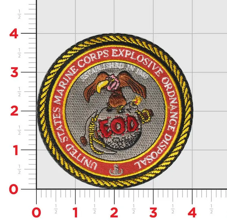 Officially Licensed Usmc Eod Patch 1