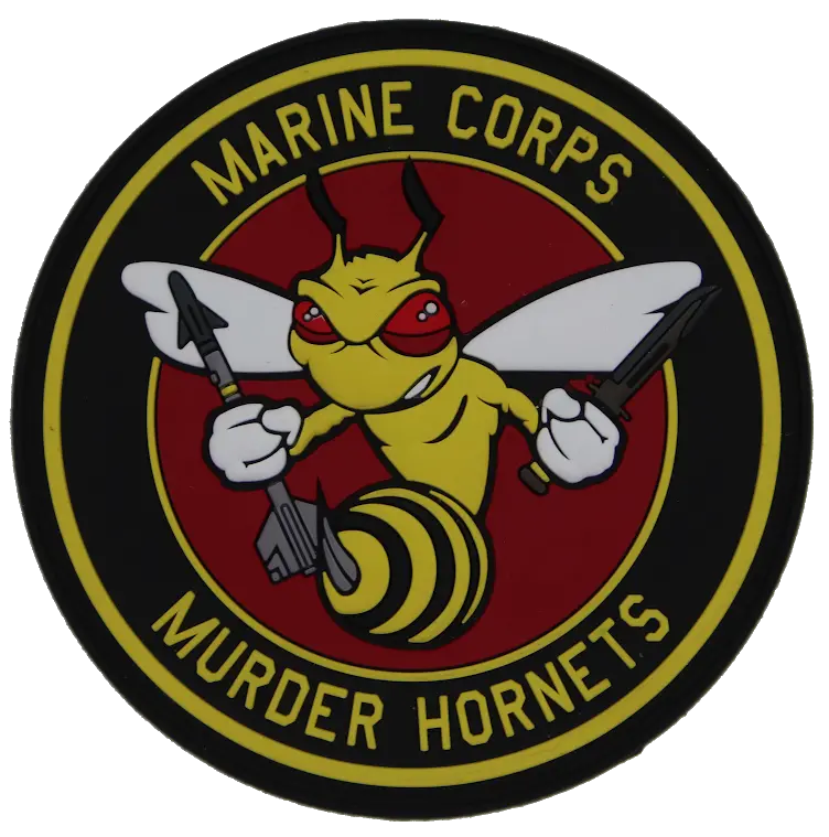 Officially Licensed Usmc F-18 Murder Hornets Pvc Patch 1