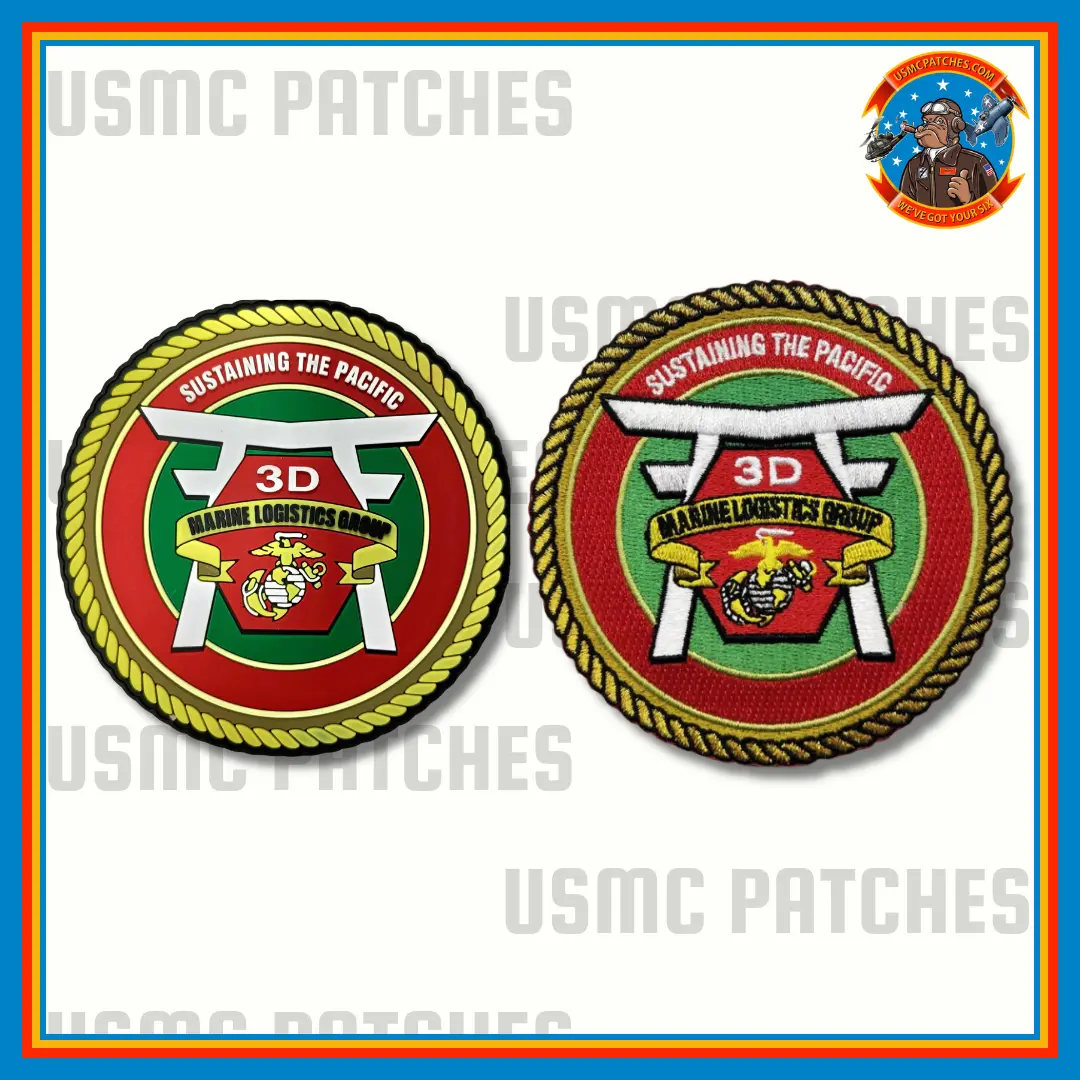 Officially Licensed Usmc 3Rd Mlg Marine Logistics Group Patch 1