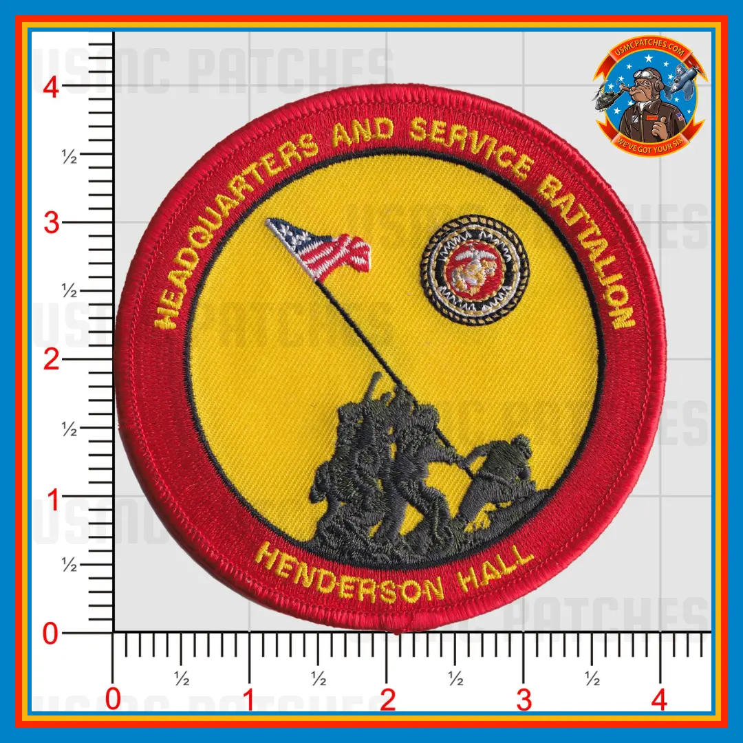 Officially Licensed Usmc Headquarters Marine Corps Henderson Hall Patch (Henderson) 1