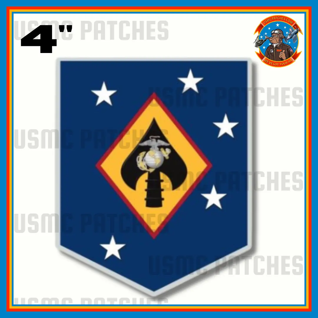 Officially Licensed Usmc Marine Raider Support Group Sticker 1