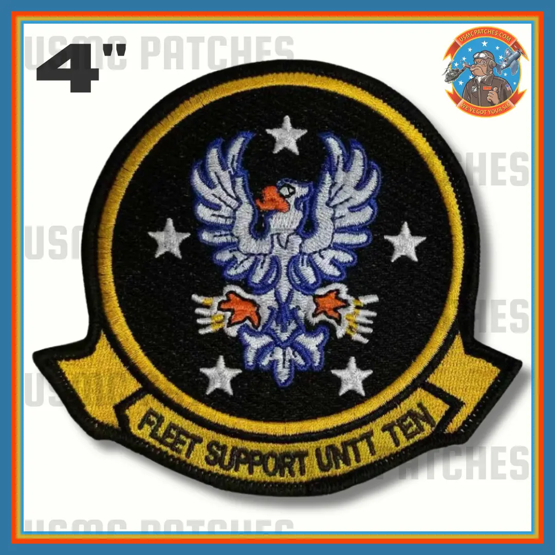 Officially Licensed Us Navy Fleet Support Unit Ten Patch 1