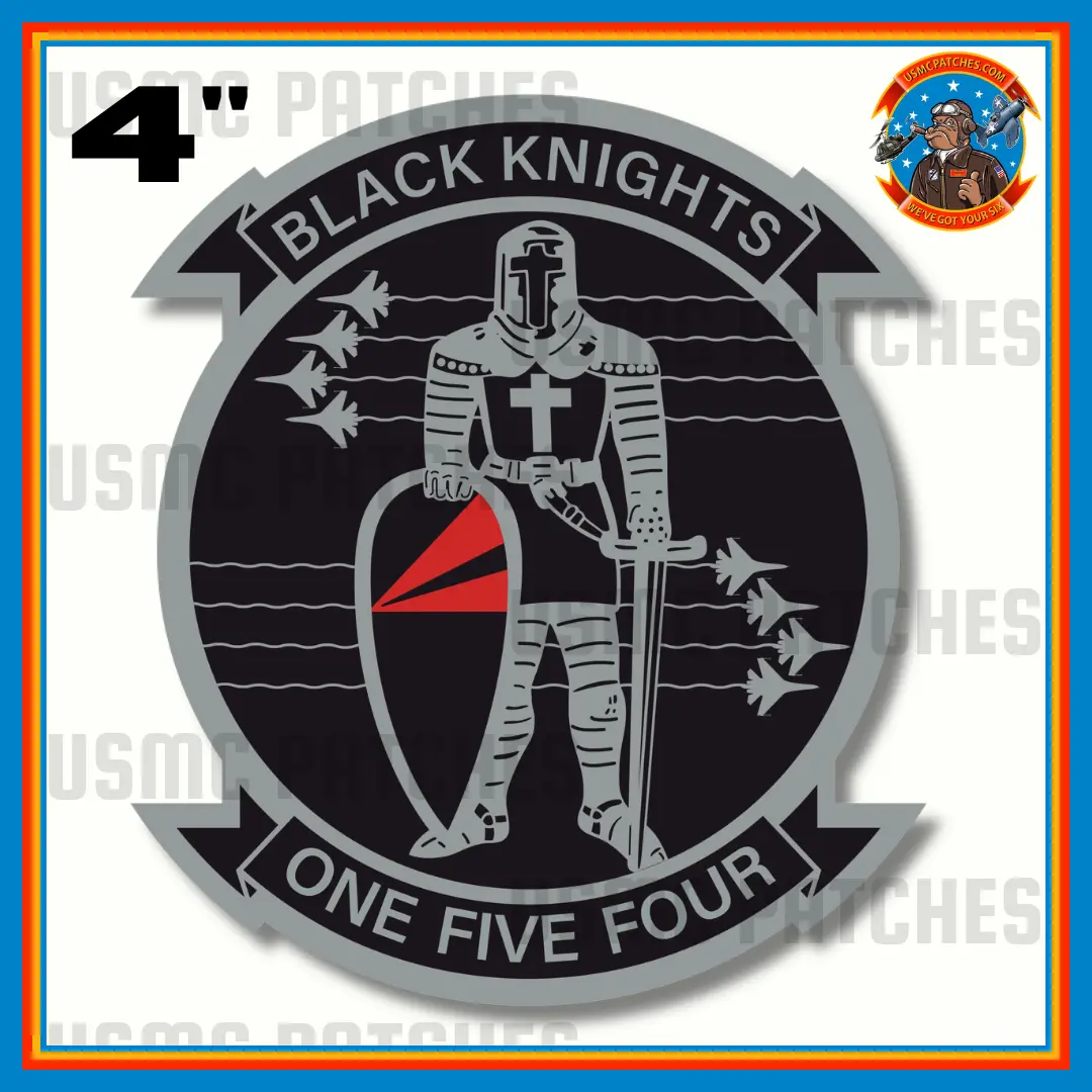 Officially Licensed Us Navy Vfa-154 Black Knights Squadron Sticker 1