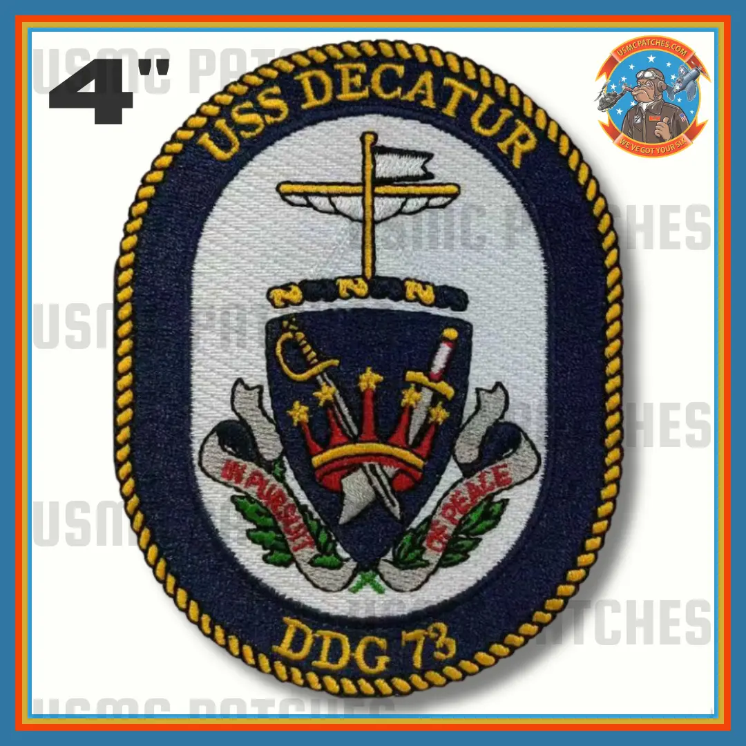 Officially Licensed Us Navy Uss Decatur Ddg-73 Patch 1