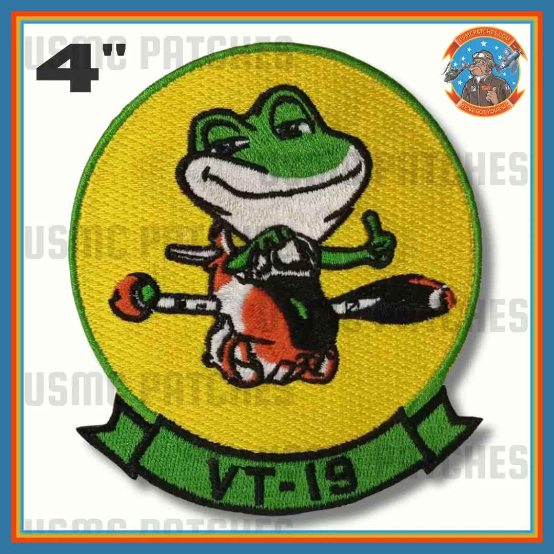 Officially Licensed Us Navy Vt-19 Attack Frogs Training Squadron Patch 1