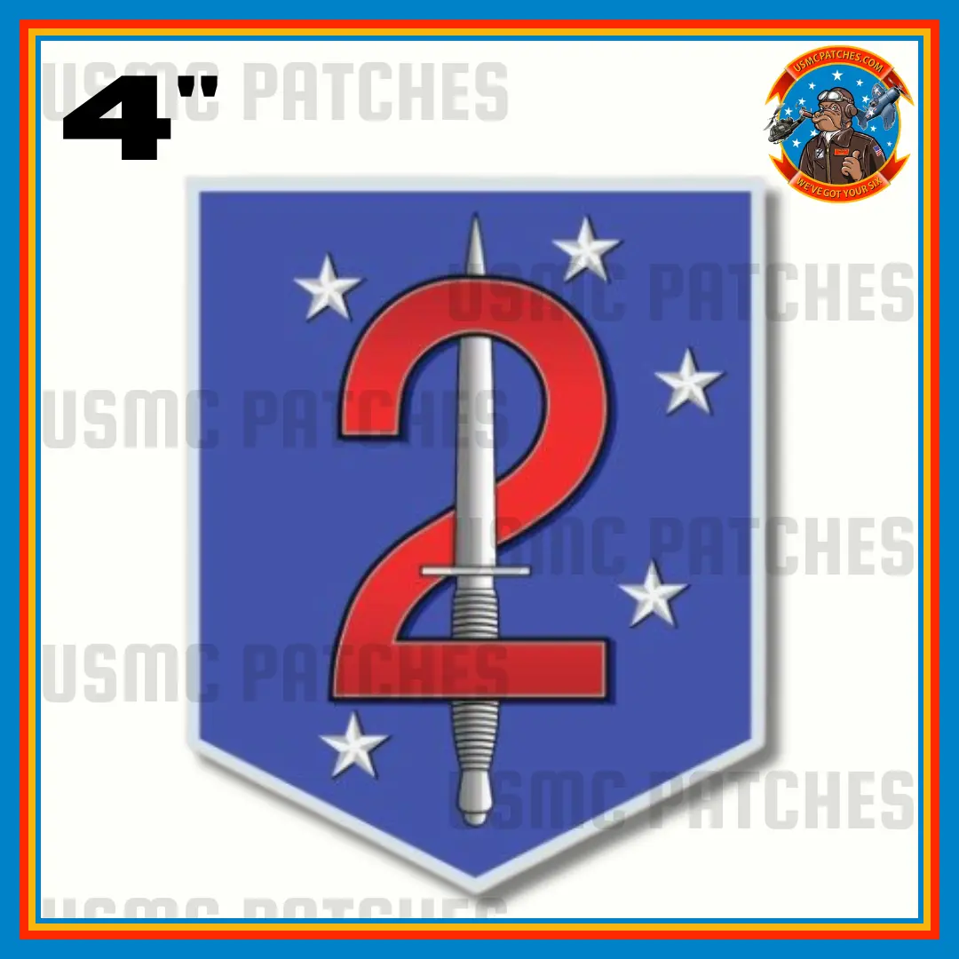Officially Licensed Usmc 2Nd Marine Raider Battalion Sticker 1