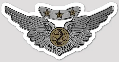 Usmc Combat Air Crew Wings Sticker 1